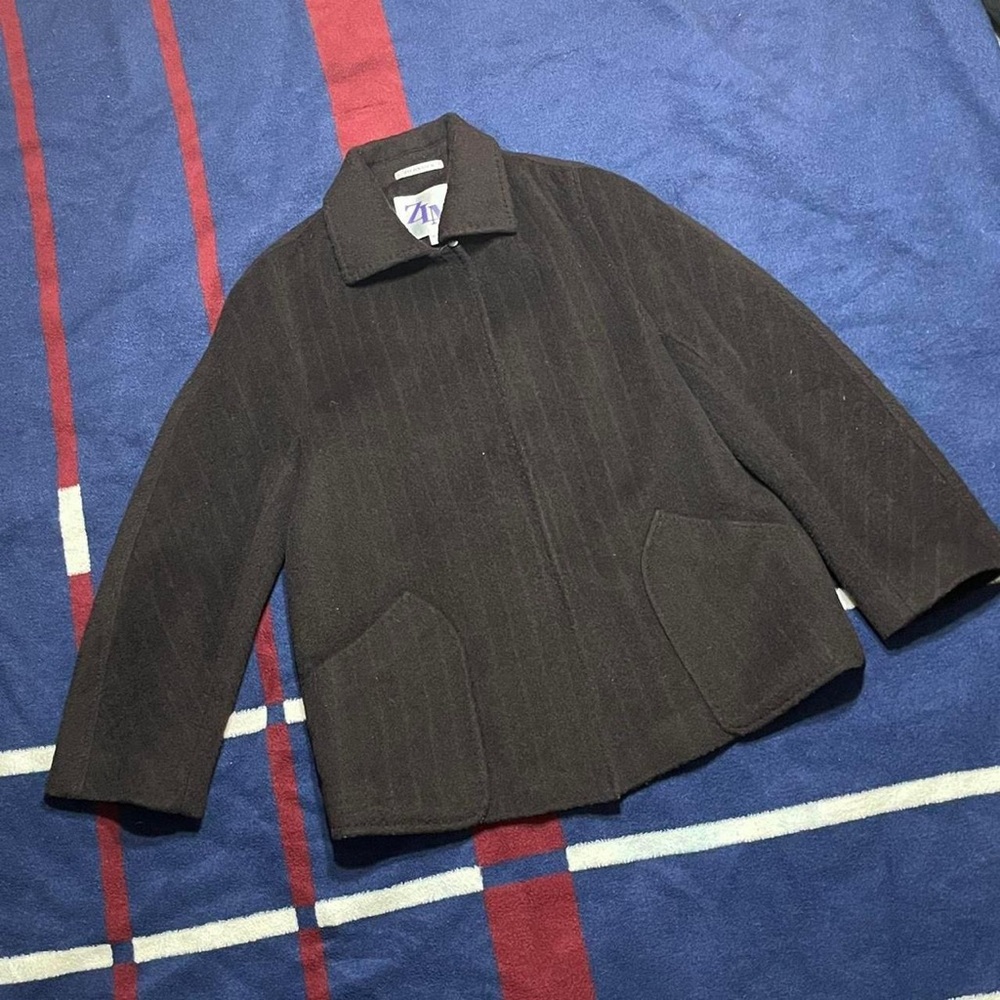 Vintage Dark Brown Zilanmen ZIM collared Jacket Women’s size M - 160/84A zip up